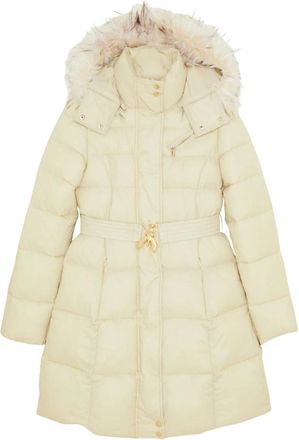 Patrizia Pepe Puffer Coat - Dames - Winterjassen - Wit - L - Nylon - Jassen
