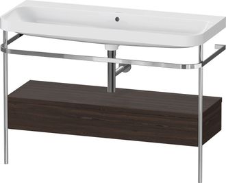 Duravit Set C-bonded Duravit Happy D.2 Plus Con Consola Met&aacute;lica Y Caj&oacute;n