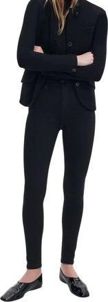 Rag & Bone Nina High Rise Skinny Jeans In Black