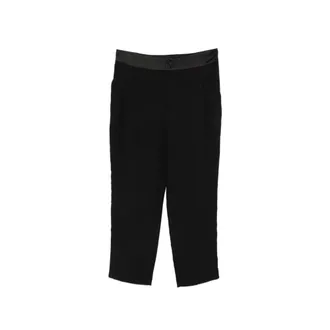 Hanita Dames, Broeken, Zwart, Maat: XL