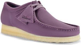 Clarks Wallabee Chukka Boot in Plum Suede at Nordstrom Rack, Size 9.5