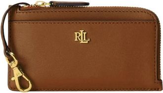 Ralph Lauren Kaarthouder - Dames - Portefeuilles - Bruin - ONE Size - Leer - Accessoires