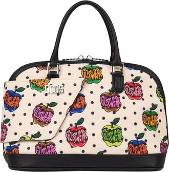 GCDS Gcds, Tassen, Dames, Wit, ONE Size, Apple Bowling Bag