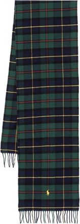 Polo Ralph Lauren Wollen Oblong Sjaal - Heren - Wintersjaals - Veelkleurig - ONE Size - Wol - Accessoires
