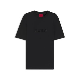 HUGO BOSS Tortoise-logo T-shirt in cotton jersey