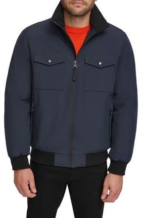 Calvin Klein Water Resistant Flextech Stretch Bomber Jacket in Navy at Nordstrom Rack, Size Xx-Large