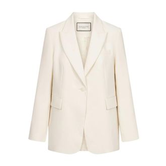 Seductive Blazers, female, Beige, Size: XS Single-Breasted Blazer