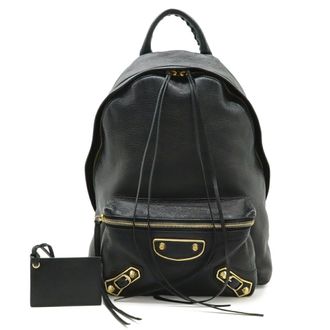 Balenciaga Black Leather Backpack (Pre-Owned)