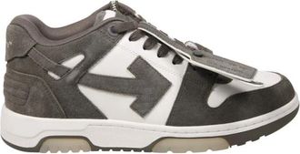 Off-white Out Of Office Sneaker - Heren - Sneakers - Grijs - 44 EU - Leer - Schoenen