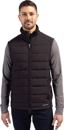 Cutter & Buck Evoke Hybrid Softshell Recycled Mens Full Zip Vest