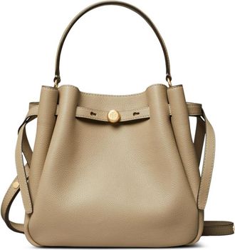 Tory Burch Taupe Romy Small Bucket Bag