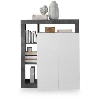 Vente-Unique Buffet Alto 2 Puertas Francfort - L108 Cm