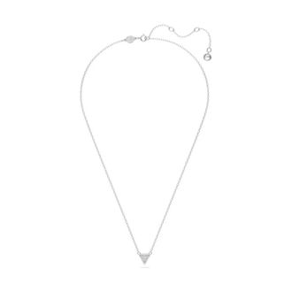 Swarovski Trilliant-geslepen Driehoek Hanger Ketting - Dames - Kettingen - Grijs - ONE Size - Accessoires
