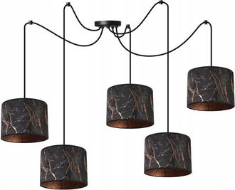 OEM L&aacute;mpara De Techo Colgante, Pantalla Con Estampado De Ara&ntilde;a, Cobre