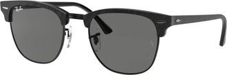 Ray-Ban Rb 3016 Clubmaster - unisex - Zonnebrillen - Zwart - 51 MM - Accessoires