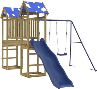 vidaXL Parque Infantil De Exterior Madera De Pino Impregnada Vidaxl