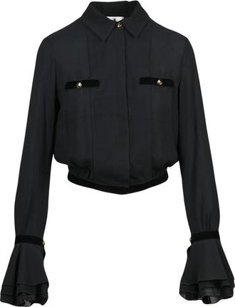 Elisabetta Franchi Shirt - Dames - Overhemden - Zwart - XL - Overhemden