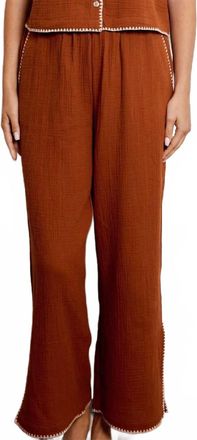 Design History Gauze Pant In French Roast