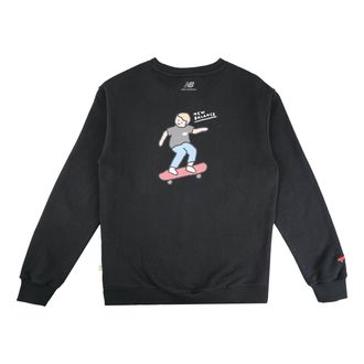 New Balance x DOE Printing Graphic Pullover Asia Sizing Black NCA47111-BK