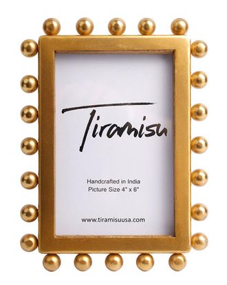 Tiramisu Blush Pearl Mosaic Resin Photo Frame