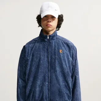 Nike Mens Club Rules Oversized Full-Zip Jacket in Blue | IQ8424-486