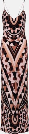 Pucci Manuba silk cr&ecirc;pe de chine gown