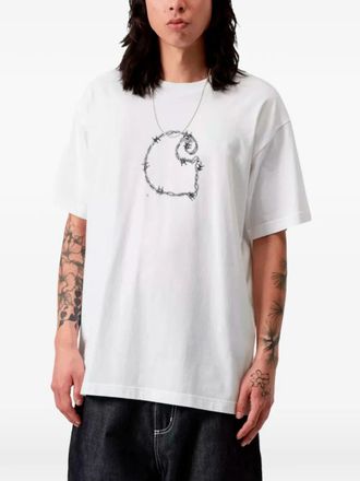 Carhartt Work in Progress Short Sleeves Barbwire C Organic Cotton T-Shirt