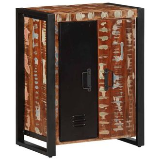Berkfield Home Sideboard Multicolour 55x35x70 cm Solid Wood Reclaimed | Size: 55 x 35 x 70 cm