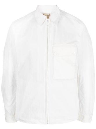 Ten c White Logo Shirt Jacket