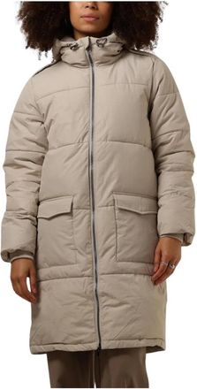 Object Lange jas voor vrouwen - Dames - Parka Jassen - Beige - XS - Jassen