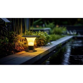 Garza Aplique Led Solar 2000lm Sensor Crepuscular - 2000lm