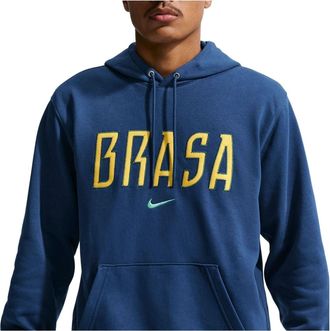 Nike Brazil 2026 Club French Terry Hoodie Coastal Blue Light Menta IB6300-433