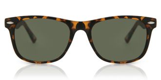 SmartBuy Collection Square Full Rim Plastic Mens Prescription Sunglasses Tortoiseshell Size 53 - SmartBuy Collection