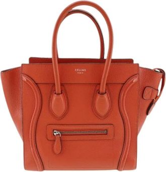 Celine Pre-owned Vintage Tote Bag - Dames - Vintage Shopper - Rood - ONE Size - Leer - Vintage