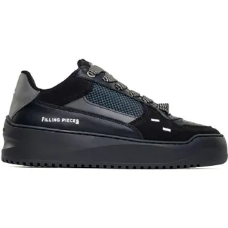 Filling Pieces Womens Avenue Isla Trainers - Black Leather - Size UK 6