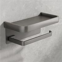 OEM Dispensador De Papel Higi&eacute;nico, Portarrollos De Aluminio De Grado Aeroespacial Para Ba&ntilde;o, Portarrollos De Papel Higi&eacute;nico De Pared Sin Necesidad De Ta