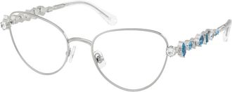 Swarovski Fashion Brillen - Dames - Brillen - Grijs - 53 MM - Accessoires