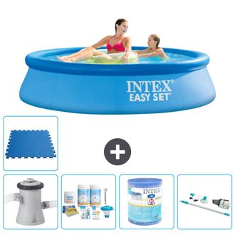 Intex Piscina Easy Set Redonda - 244x61 Cm - 8-piezas S40796