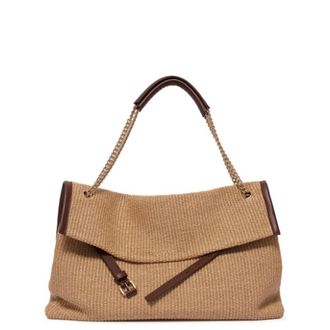 Orciani Shoulder Bags, female, Brown, Size: ONE SIZE Venus Zanzibar Large