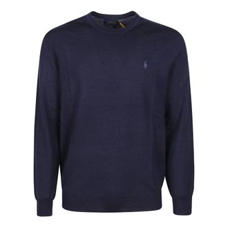 Polo Ralph Lauren Truien & Vesten, Heren, Blauw, XL, Stijlvolle Gebreide Trui voor Mannen