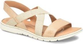 B&oslash;rn Barbe Strappy Sandal in Natural Combo at Nordstrom Rack, Size 11