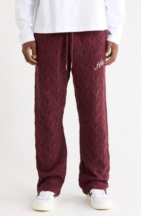 Honor The Gift Cable Knit Pants in Berry at Nordstrom Rack, Size Xx-Large