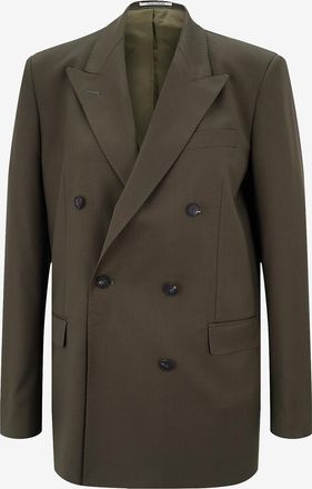 Tagliatore Zweireihiger Oversize-Blazer aus Stretchwolle Jasmine