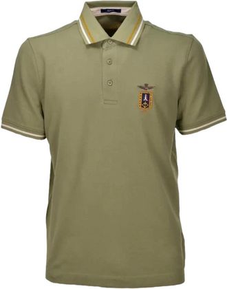 Aeronautica Polo Frecce Tricolori - Heren - Polos - Groen - M - Katoen - Tops