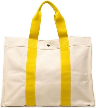 Herm&egrave;s Pre-owned Hermes Toile Bora Bora Tote GM Ladies OSQZV31H2KISO7BL