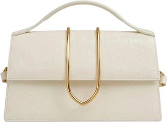 Jacquemus Le Grand Bambino - Dames - Handtassen - Wit - ONE Size - Katoen - Tassen