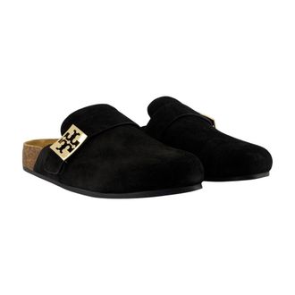 Tory Burch Womens Mellow Mule Black Calfskin