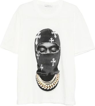 Ih Nom Uh Nit Mask Crosses-print T-shirt