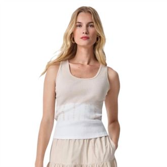 Lilla P Scoopneck Sleeveless Tank In Bamboo Dye