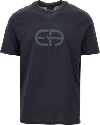 Emporio Armani Logo print lyocell-blend T-shirt Man XXL